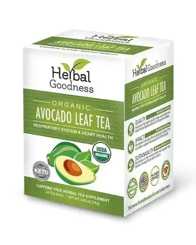 Avocado Leaf Tea - Organic 24/2g - Respiratory, Heart & Metabolism Support