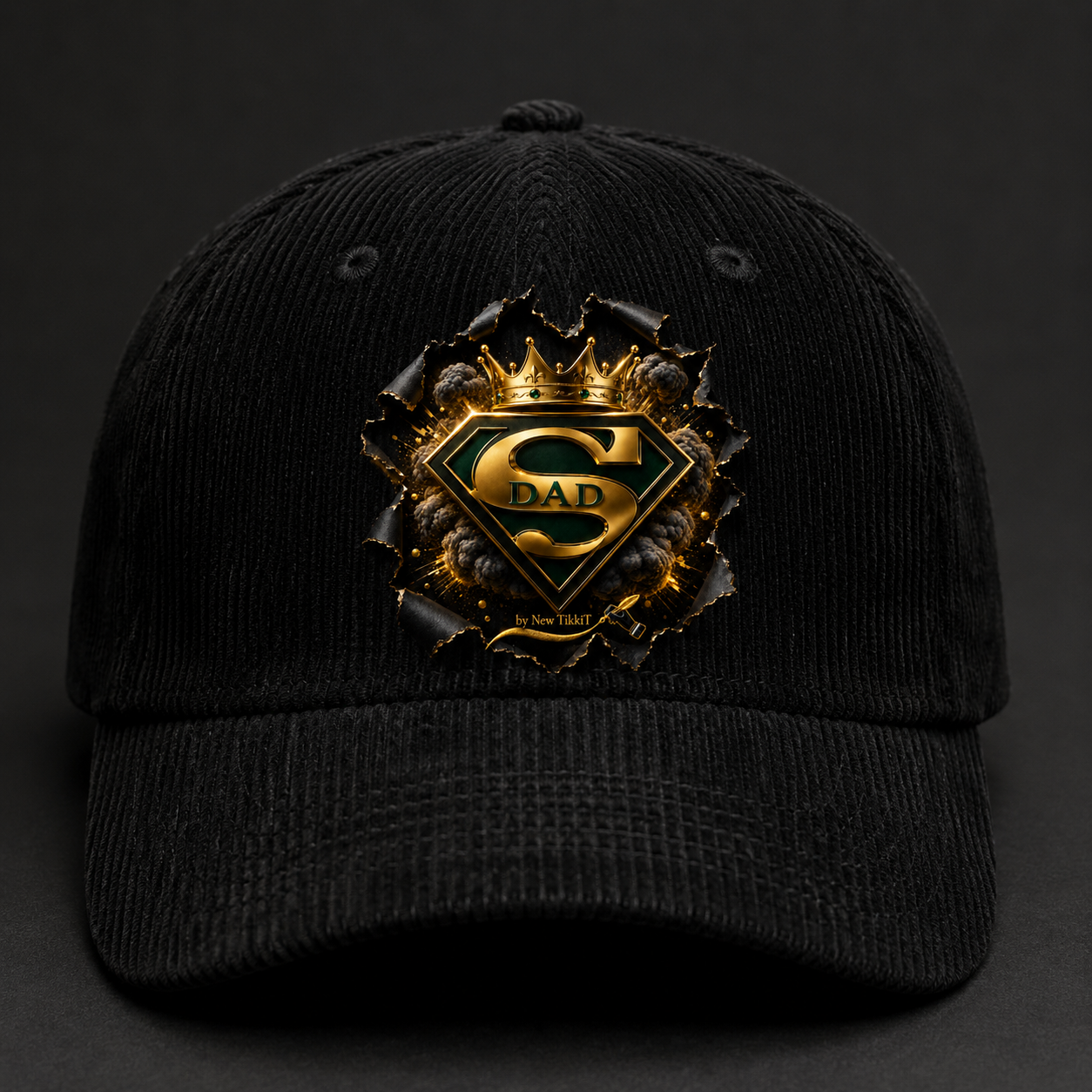 Super Dad Corduroy Cap by New TikkiT
