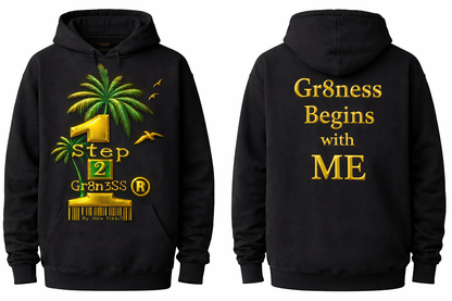 1 Step 2 Gr8n3SS® Hoodie by New TikkiT
