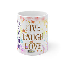 Inspirational Mug - Live Laugh Love, Grand Rising Coffee Cup, Motivational Gift for Friends, Family, Uplifting Decor, Joyful Drinkware