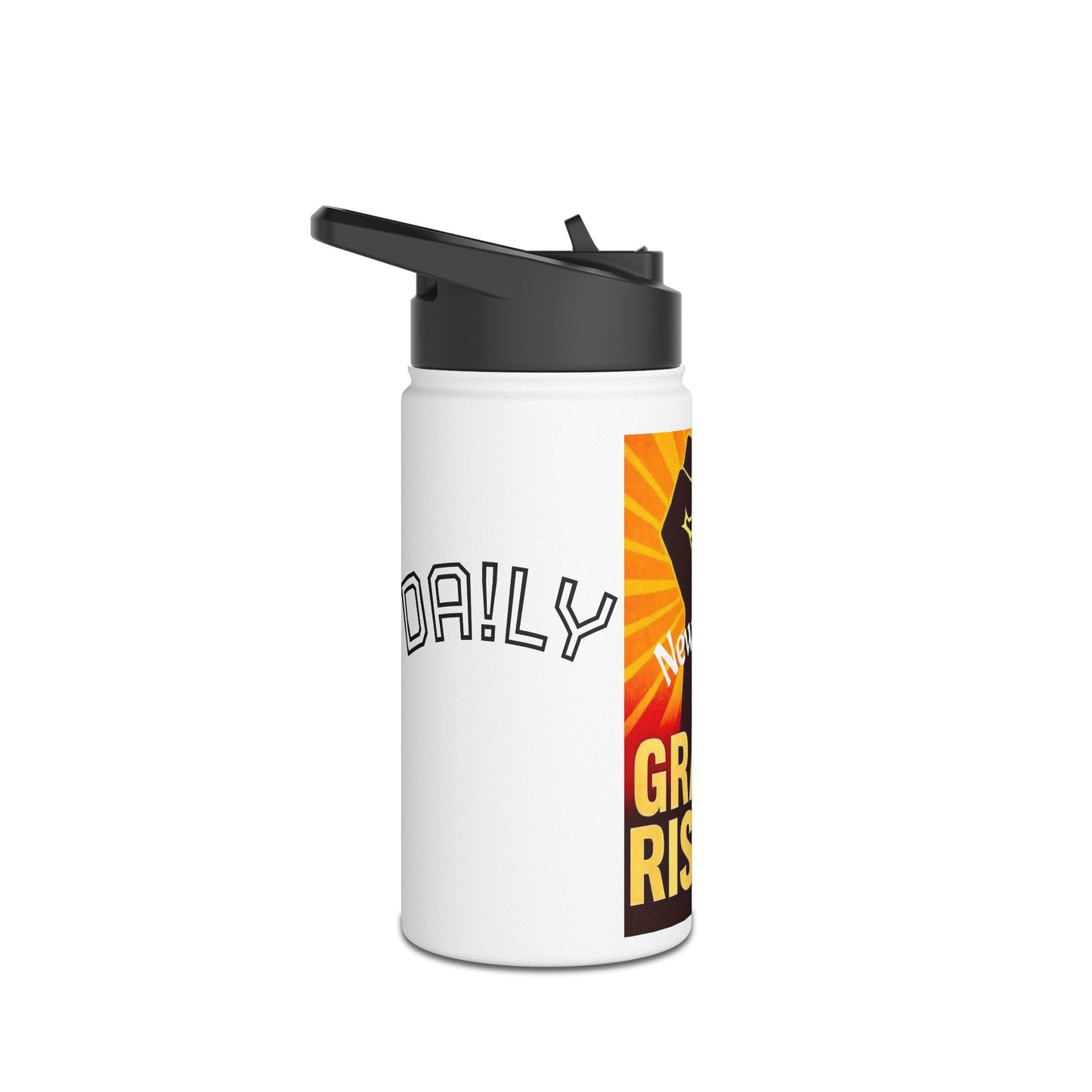 Empowering Stainless Steel Water Bottle, Motivational Travel Mug, Fitness Water Bottle, Bold Water Flask, Reusable Sports Bottle