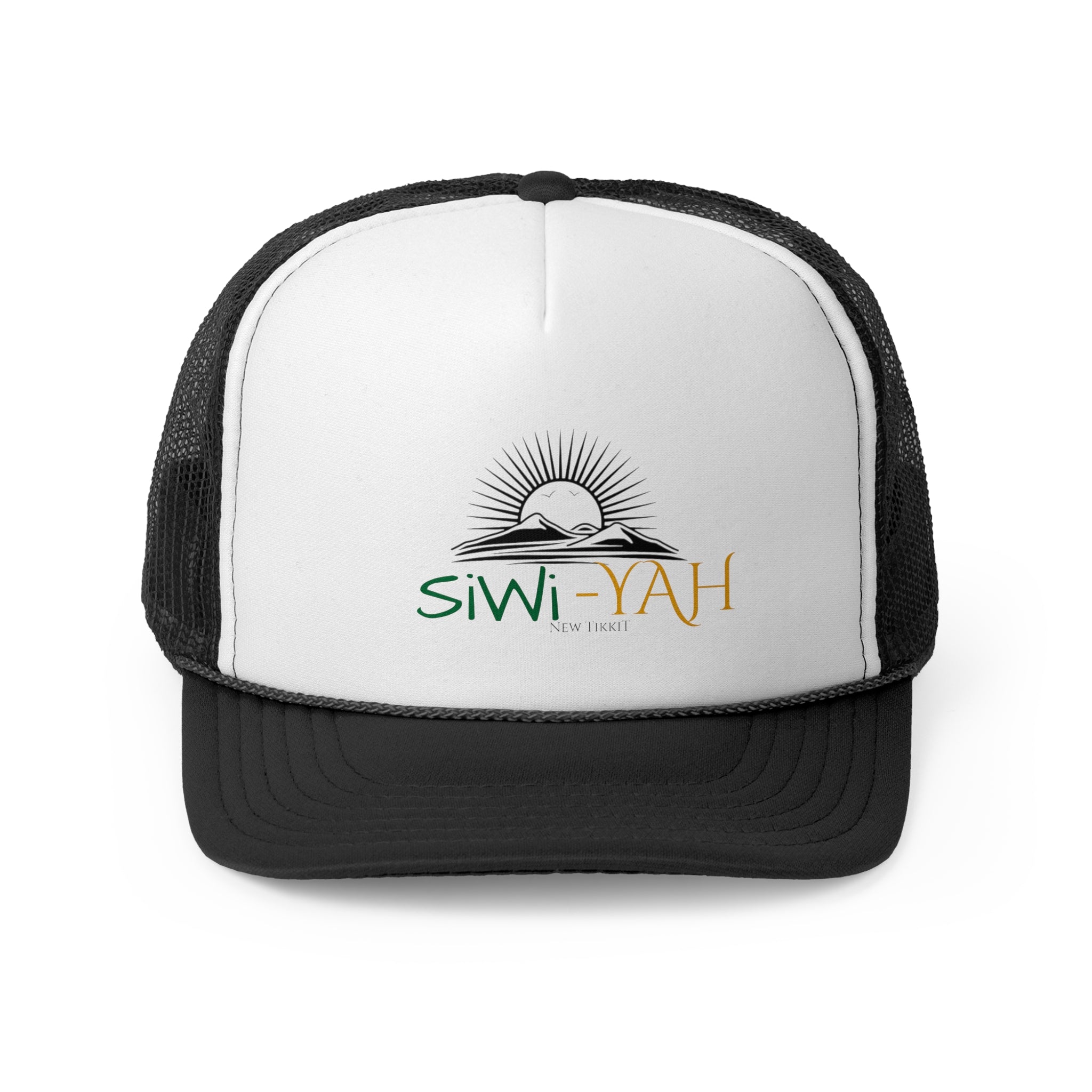 Sunrise SiWi-YAH Trucker Cap – Stylish Outdoor Headwear, Perfect for Festivals, Beach Days, Camping, and Everyday Wear