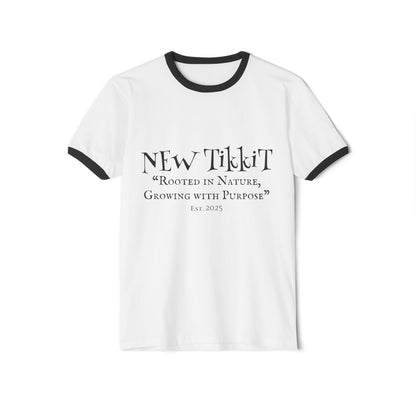 Nature-Inspired Unisex Ringer T-Shirt, Eco-Friendly Gift, Motivational Apparel, Plant Lovers Tee, Everyday Comfort Wear