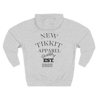 Stylish Three-Panel Fleece Hoodie, Cozy Apparel for Everyday Wear, Perfect Gift for Birthdays, Casual Comfort for All Seasons