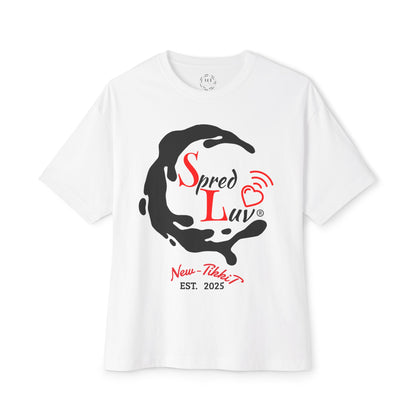 Spred Luv Unisex Oversized Tee | Casual Love Shirt, Graphic Tee, Gift for Friends, Summer Outfit, Streetwear