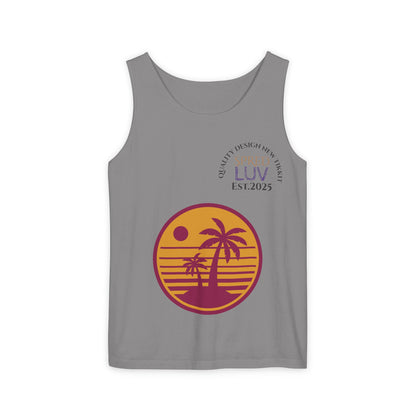 Beach Vibes Tank Top, Unisex Summer Shirt, Casual Wear, Vacation Apparel, Graphic Tee, Gift for Him or Her