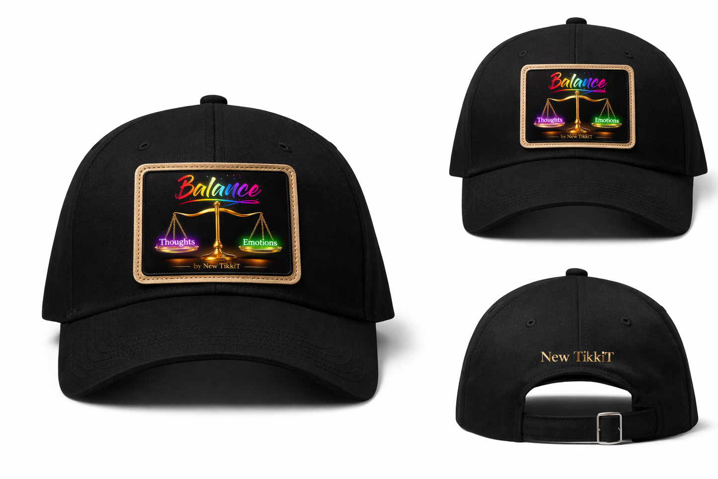Balance Luxury Patch Baseball Cap  by New TikkiT