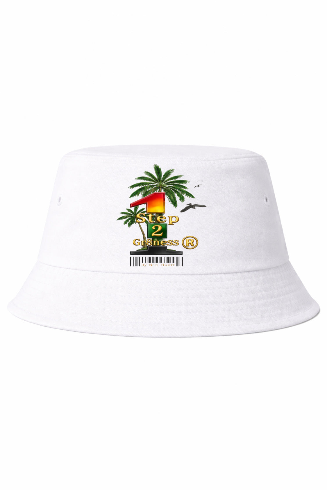 1 Step 2 Gr8ness Rasta Color Bucket Hat by New TikkiT