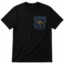 Father's Day Luxurious Denim pocket Design T-shirt by New TikkiT