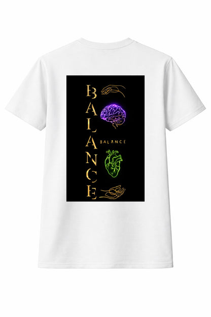 Balance Mind & Heart Tshirt  by New TikkiT