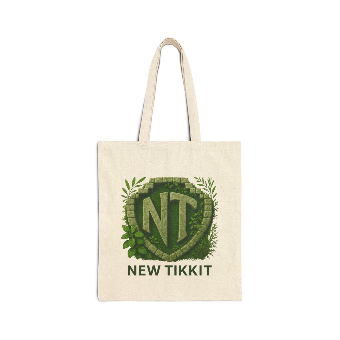 Eco-Friendly Cotton Canvas Tote Bag with New Tikkit Design – Perfect for Shopping, Beach Days, Grocery Trips, Gifts, and More!