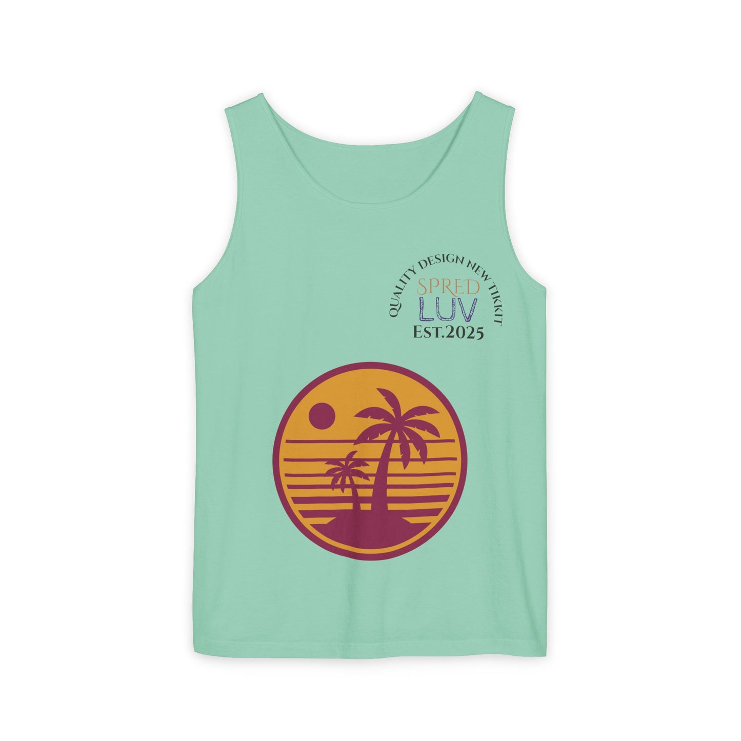 Beach Vibes Tank Top, Unisex Summer Shirt, Casual Wear, Vacation Apparel, Graphic Tee, Gift for Him or Her