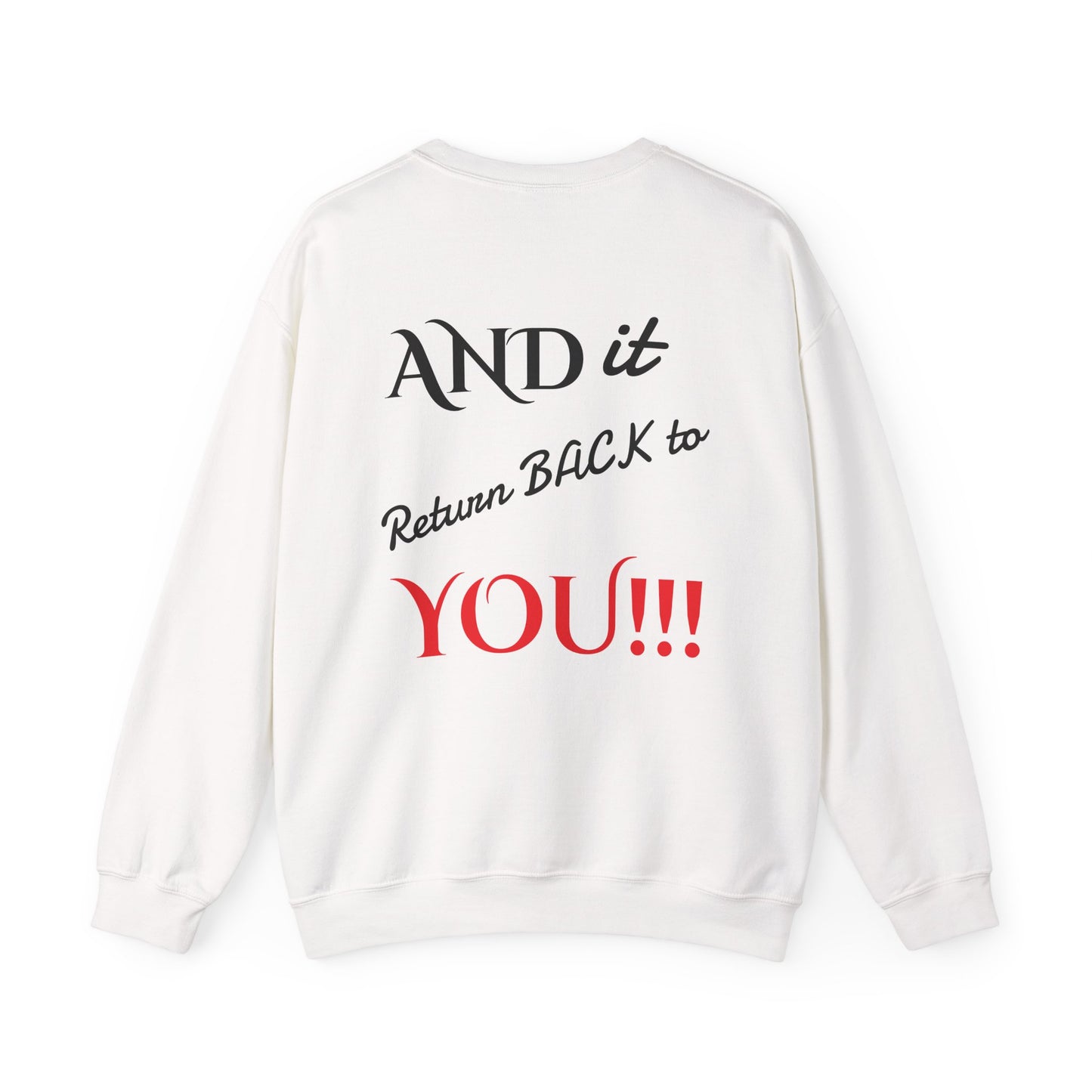 Inspirational Crewneck Sweatshirt - "Spread LUV" Design - Unisex Heavy Blend™