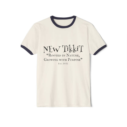 Nature-Inspired Unisex Ringer T-Shirt, Eco-Friendly Gift, Motivational Apparel, Plant Lovers Tee, Everyday Comfort Wear