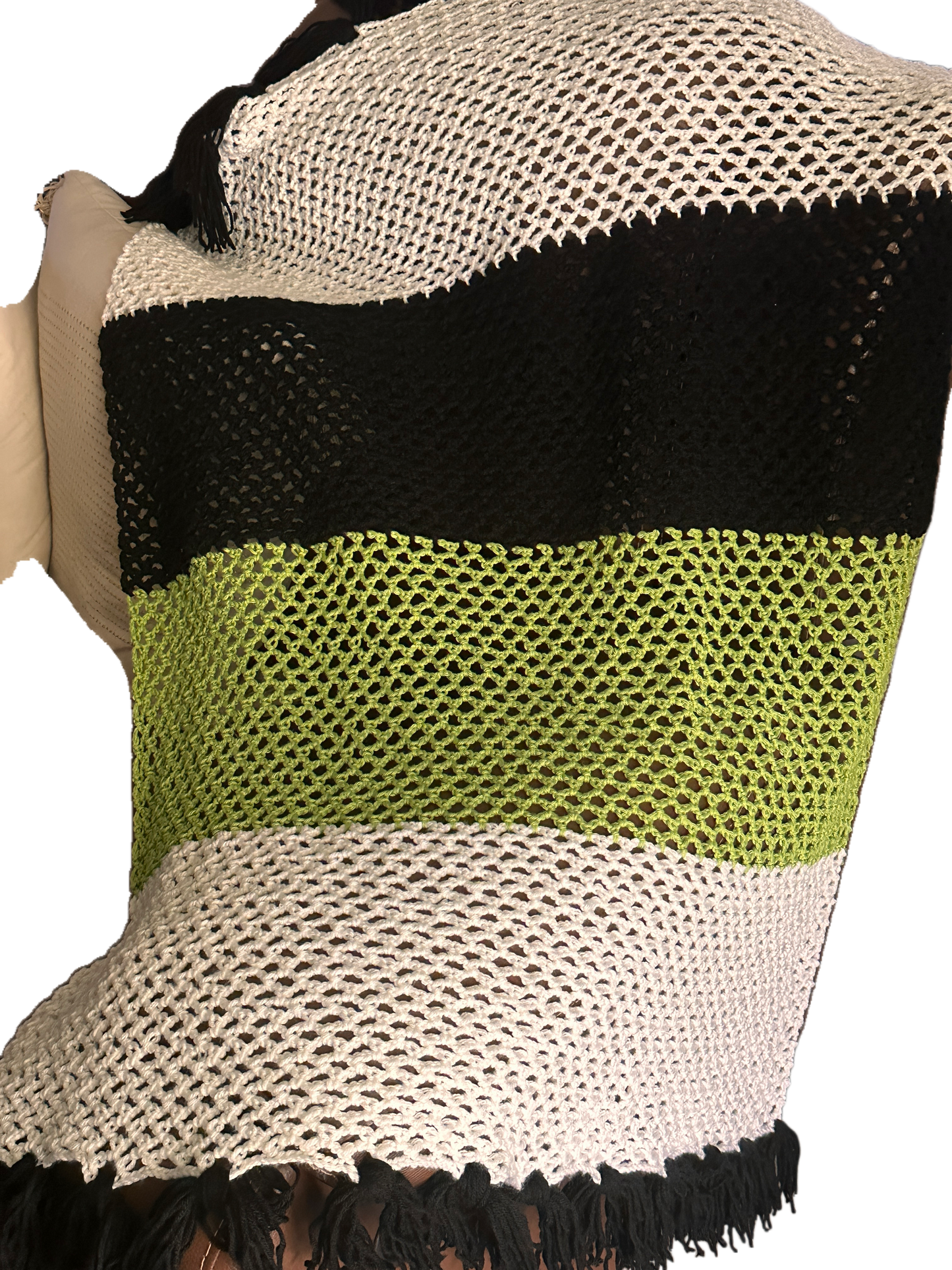 Toddler Cotton Crochet Blanket Nature D!vine MA Fr3quency D!vine by Saelari™