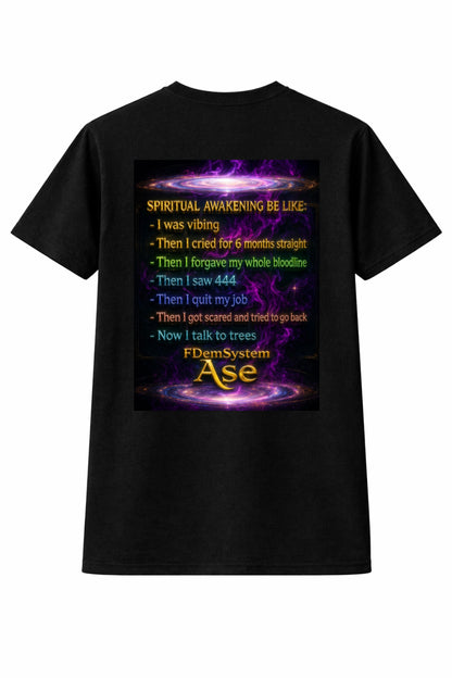 Spiritual Awakening Statement T-Shirt by New TikkiT