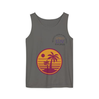 Beach Vibes Tank Top, Unisex Summer Shirt, Casual Wear, Vacation Apparel, Graphic Tee, Gift for Him or Her