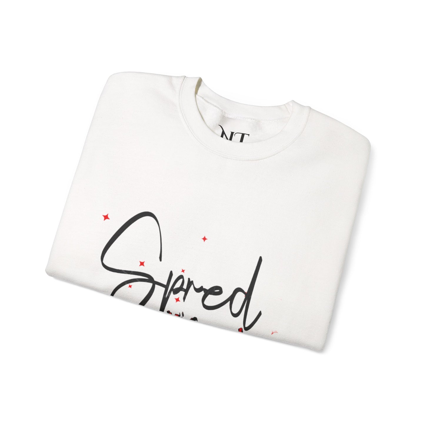 Inspirational Crewneck Sweatshirt - "Spread LUV" Design - Unisex Heavy Blend™