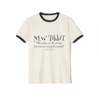 Nature-Inspired Unisex Ringer T-Shirt, Eco-Friendly Gift, Motivational Apparel, Plant Lovers Tee, Everyday Comfort Wear