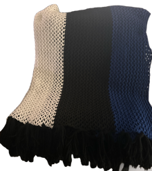 Blue Jay Cotton Crochet Blanket by Saelari