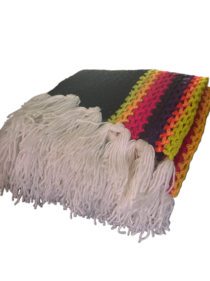 Baby Nino Cotton Crochet Blanket MA D!vine Fr3quency by Saelari