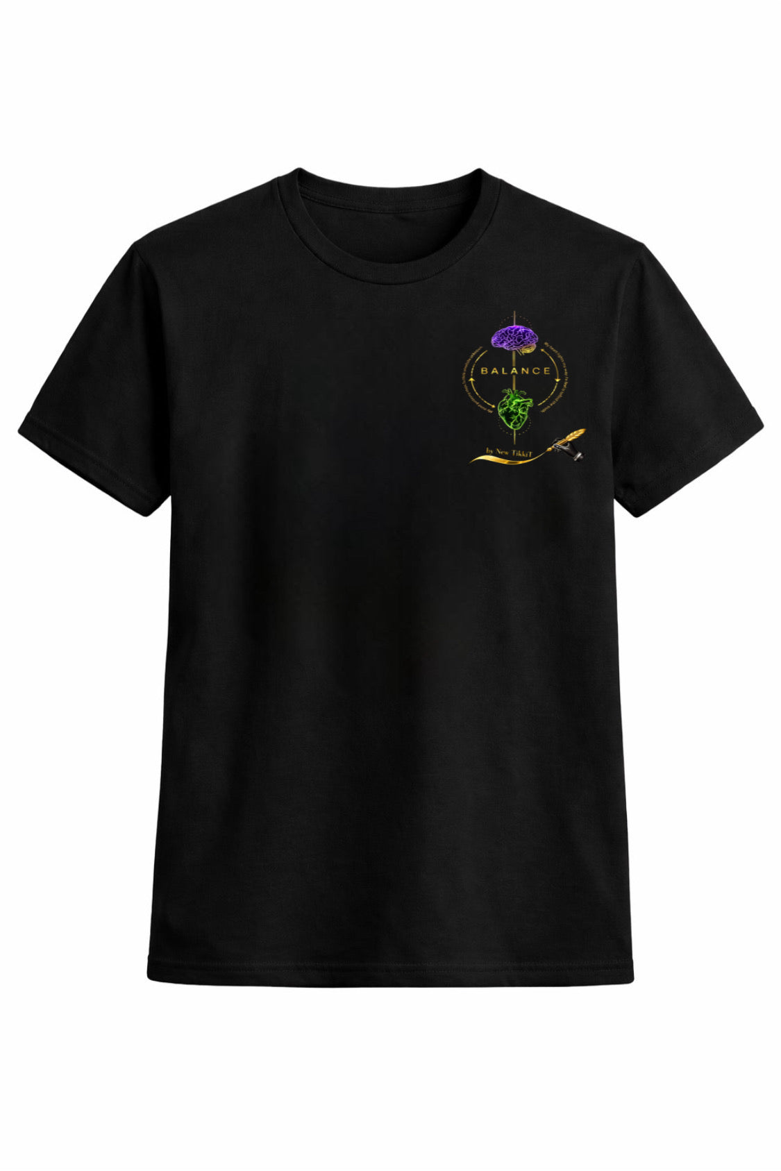 Balance Mind & Heart Tshirt  by New TikkiT
