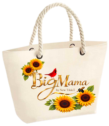 Big Mama Sunflower Tote Bag by New TikkiT