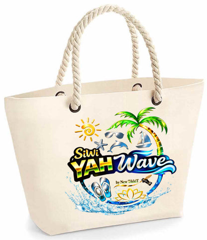 SiWi YAH Wave Tote Bag by New TikkiT
