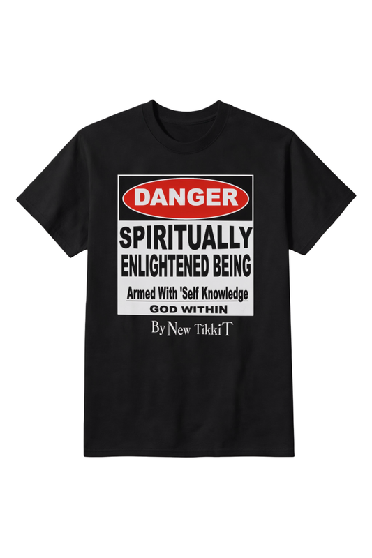 Spiritually Enlightened Being Tee by New TikkiT