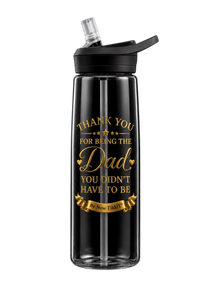 Father's Day Thank you Dad Juice Bottle by New TikkiT