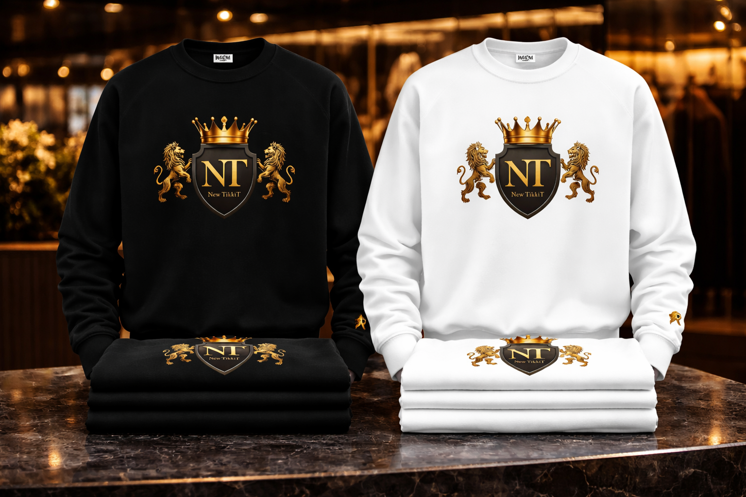 NT Crown Crest Sweatshirt by New TikkiT