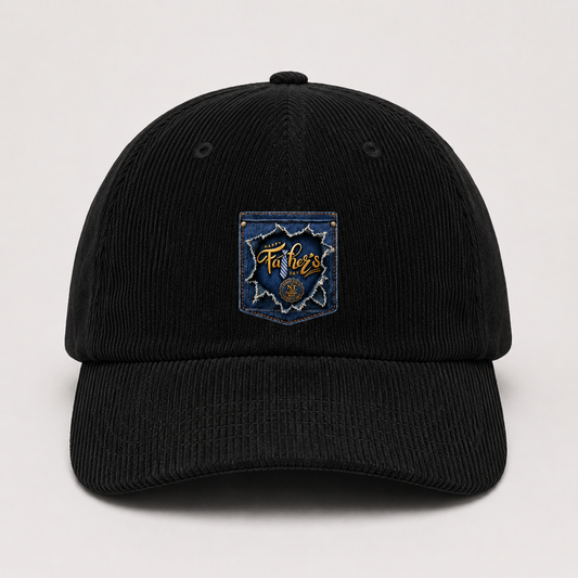 Father's Day Luxurious Corduroy Cap Denim Design by New TikkiT