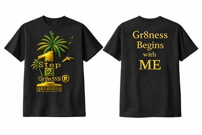 1 Step 2 Gr8n3SS® Tee by New TikkiT