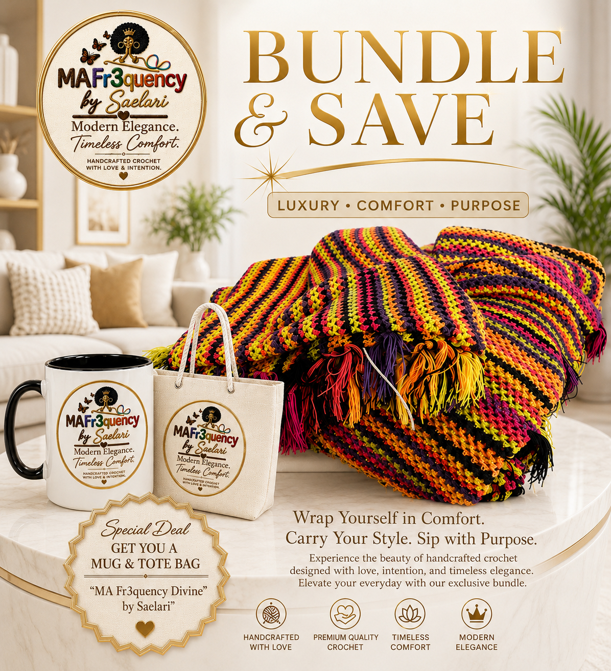 ShaKaura Crochet Blanket Bundle MA Fr3quency D!vine by Saelari