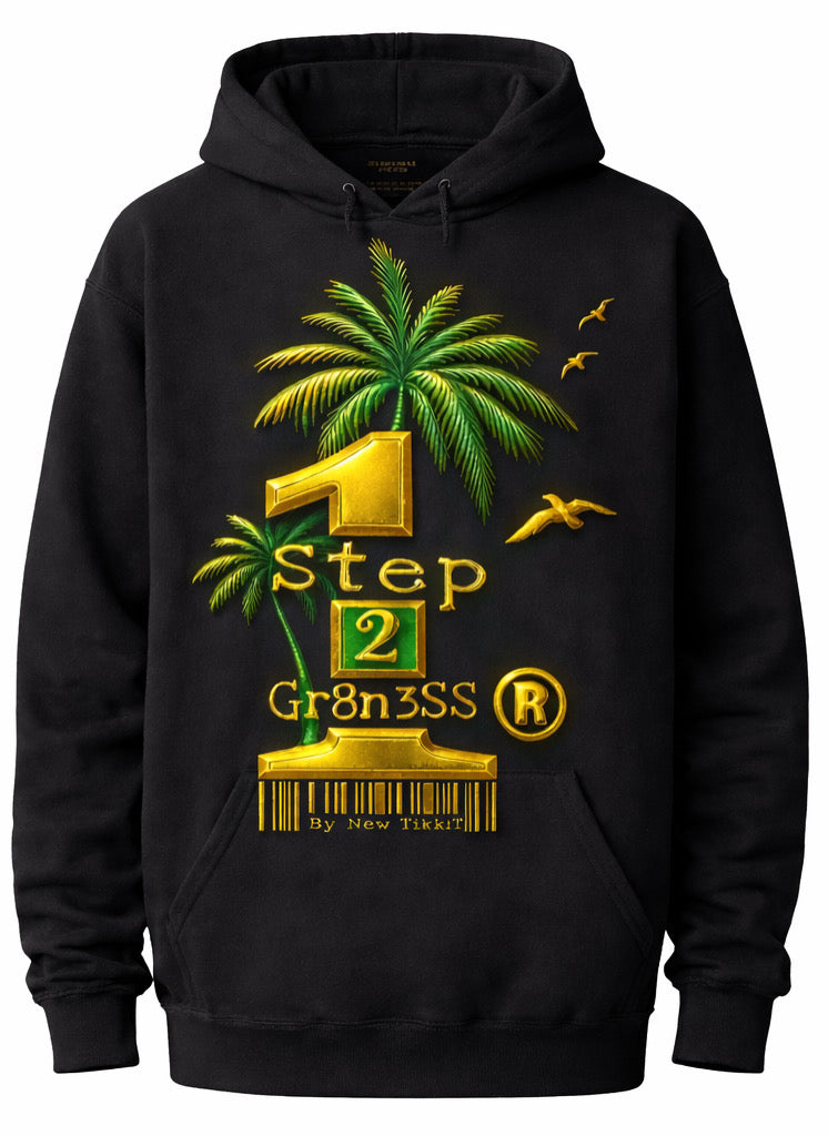 1 Step 2 Gr8n3SS® Hoodie by New TikkiT