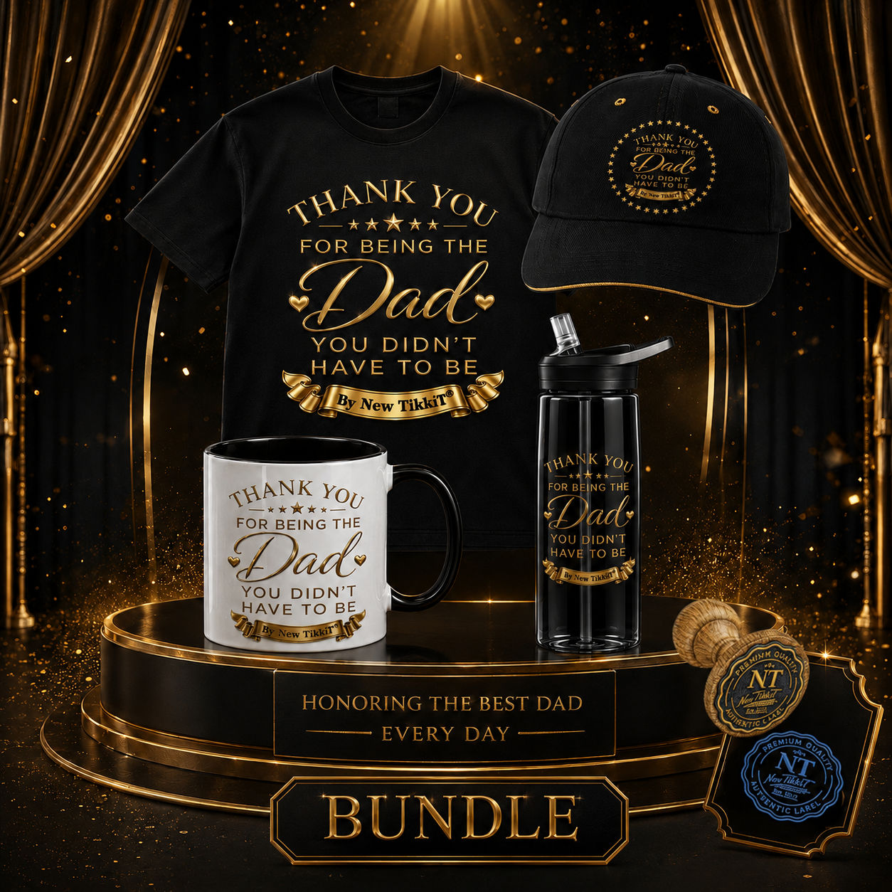 Father's Day Thank you Dad Bundle by New TikkiT