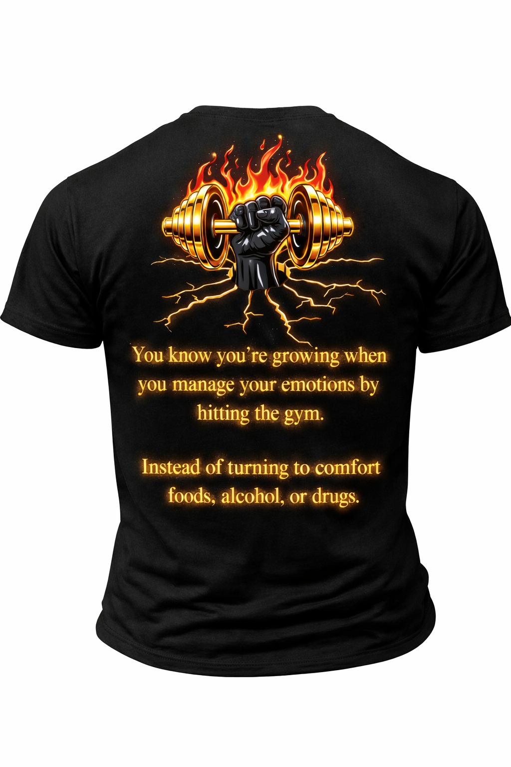 Discipline Over Comfort T-Shirt by New TikkiT